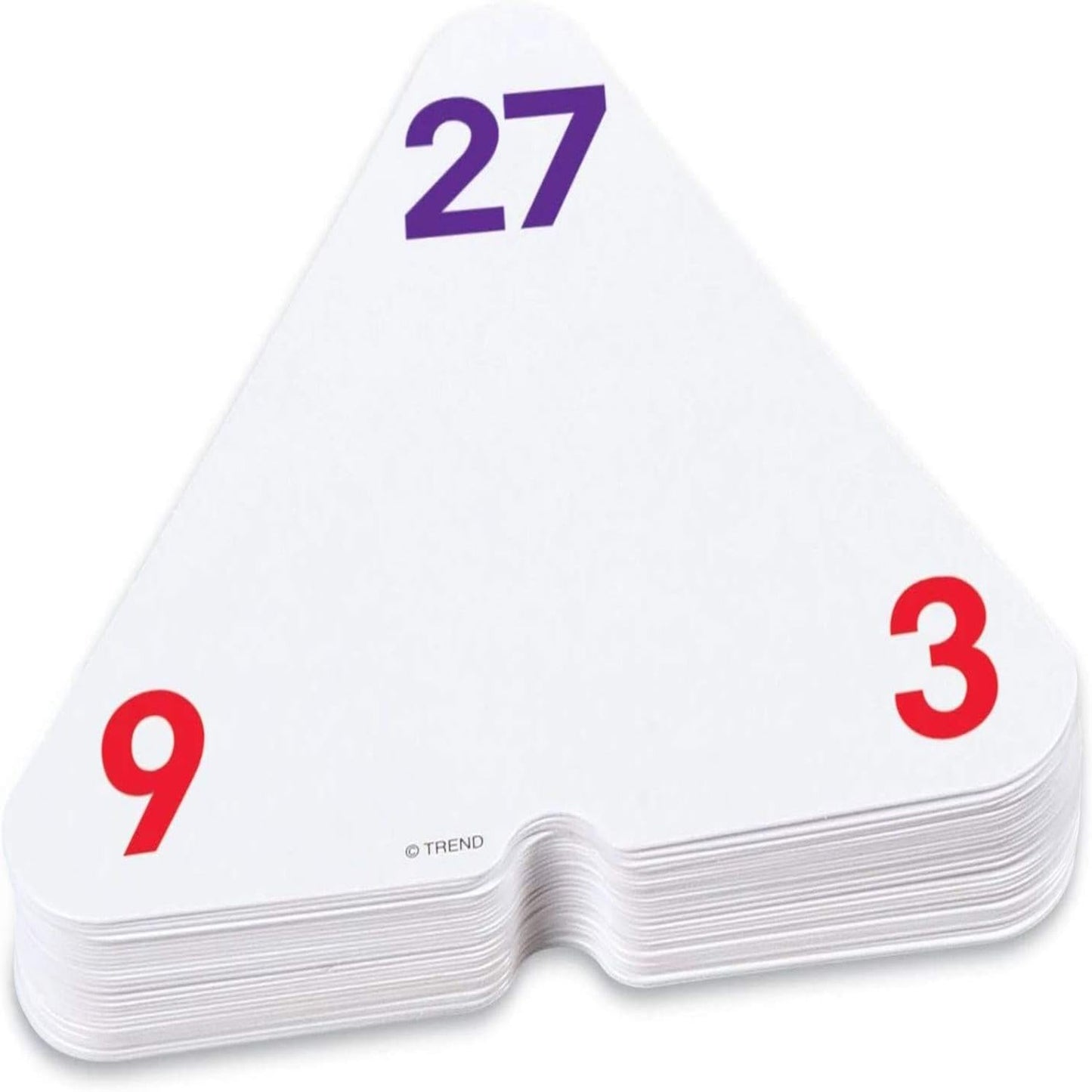 Trend Enterprises Three-Corner Multiplication & Division Flash Cards – Self-Checking, Interactive Learning, 48 Double-Sided Cards, Ages 8+