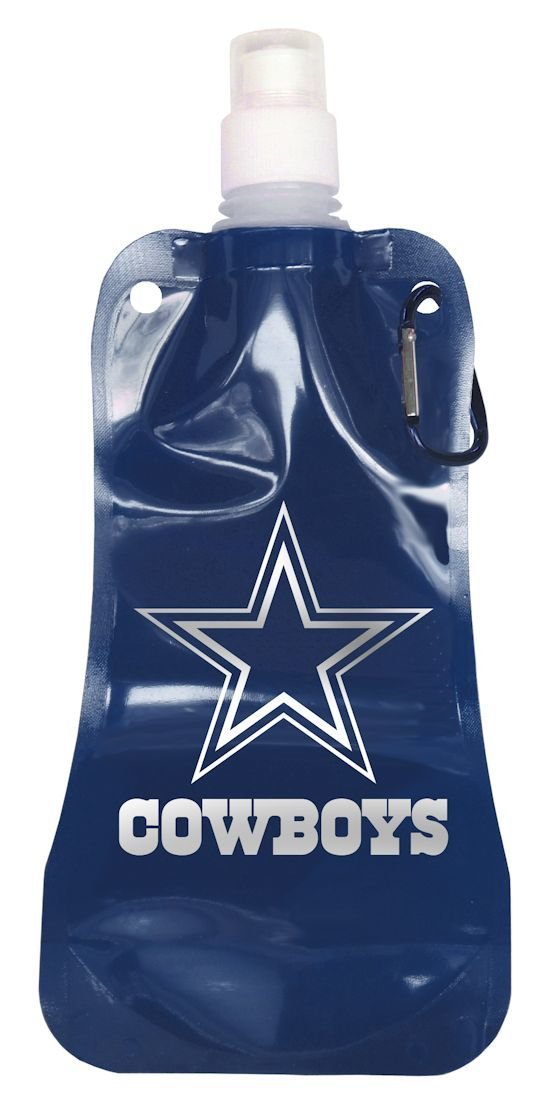 Dallas Cowboys Water Bottle 16oz Foldable