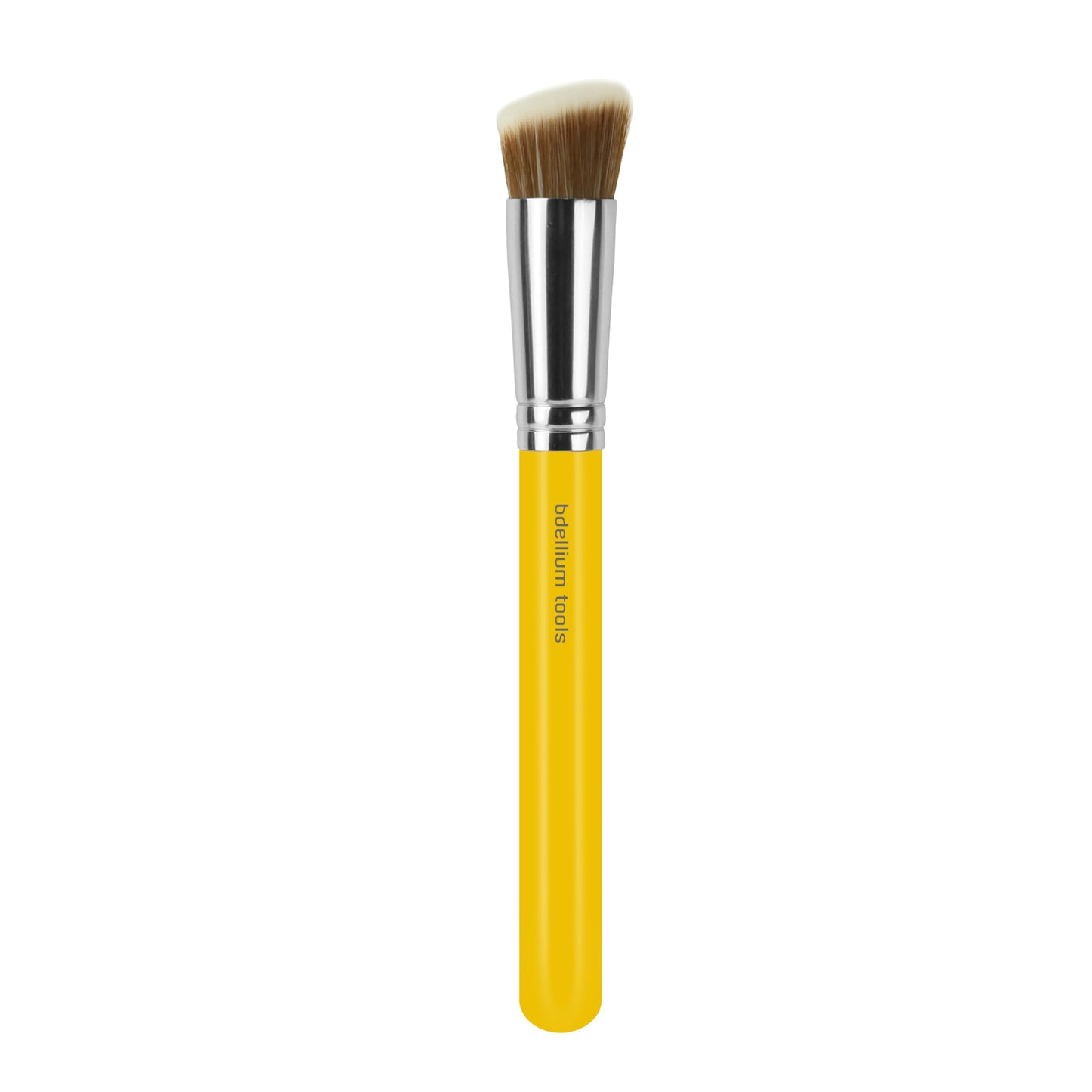 Bdellium Tools Professional Makeup Brush - Studio Series 954 Duo Fiber Slanted Kabuki - With Soft Synthetic Fibers, For Stippling, Buffing,