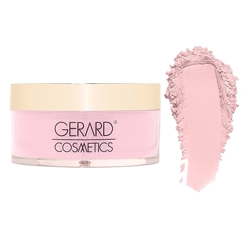 Slay the Bake Blurring Powder by Gerard Cosmetics, Soft Matte Pink Setting Powder, Minimizes Fine Lines for Mature Skin, Talc Free, Cruelty Free