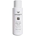 LEROSETT Toner for Clear Skin Aloe Vera Based Toner with Glycolic Acid & 10 Calming Botanicals Helps Reduce Irritation, Future Blemishes, Blackheads