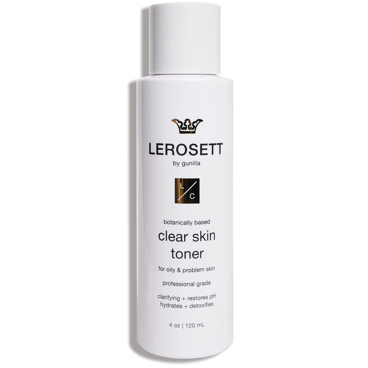 LEROSETT Toner for Clear Skin Aloe Vera Based Toner with Glycolic Acid & 10 Calming Botanicals Helps Reduce Irritation, Future Blemishes, Blackheads
