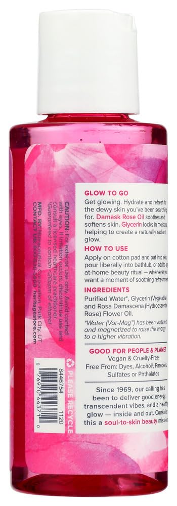 Heritage Products Rosewater and Glycerin - 4 fl oz