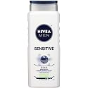 Nivea For Men Sensitive Body Wash 16.9 Ounce (Value Pack of 7)