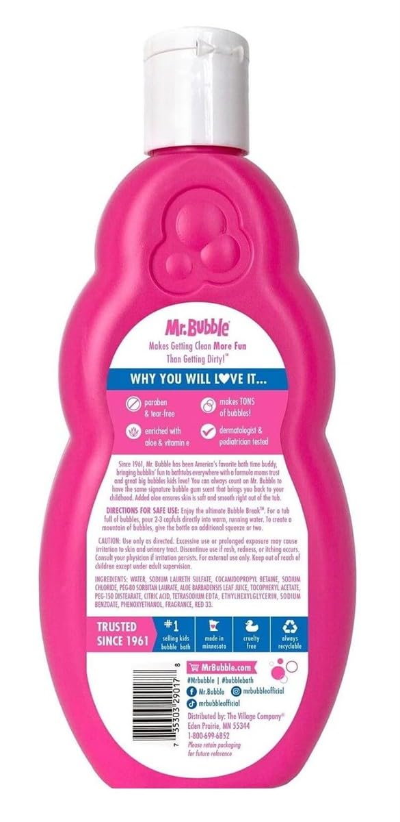 Mr Bubble Bubble Bath Original 16 Ounce (Pack of 6) Beauty and Personal Care Mr. Bubble