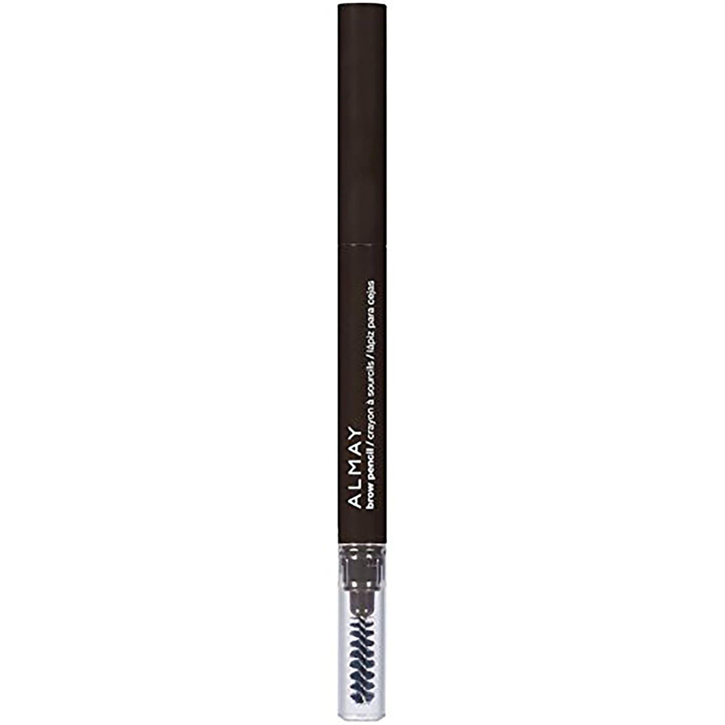 Almay Eyebrow Pencil with Spoolie Brush, Easy to Achieve Brows, Hypoallergenic, 802 Brunette