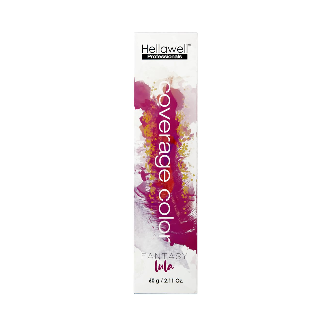 Hellawell Professional Hair Dye. Coverage Color Fantasy - Semi-permanent oxidation coloring cream. Lula 2.11oz