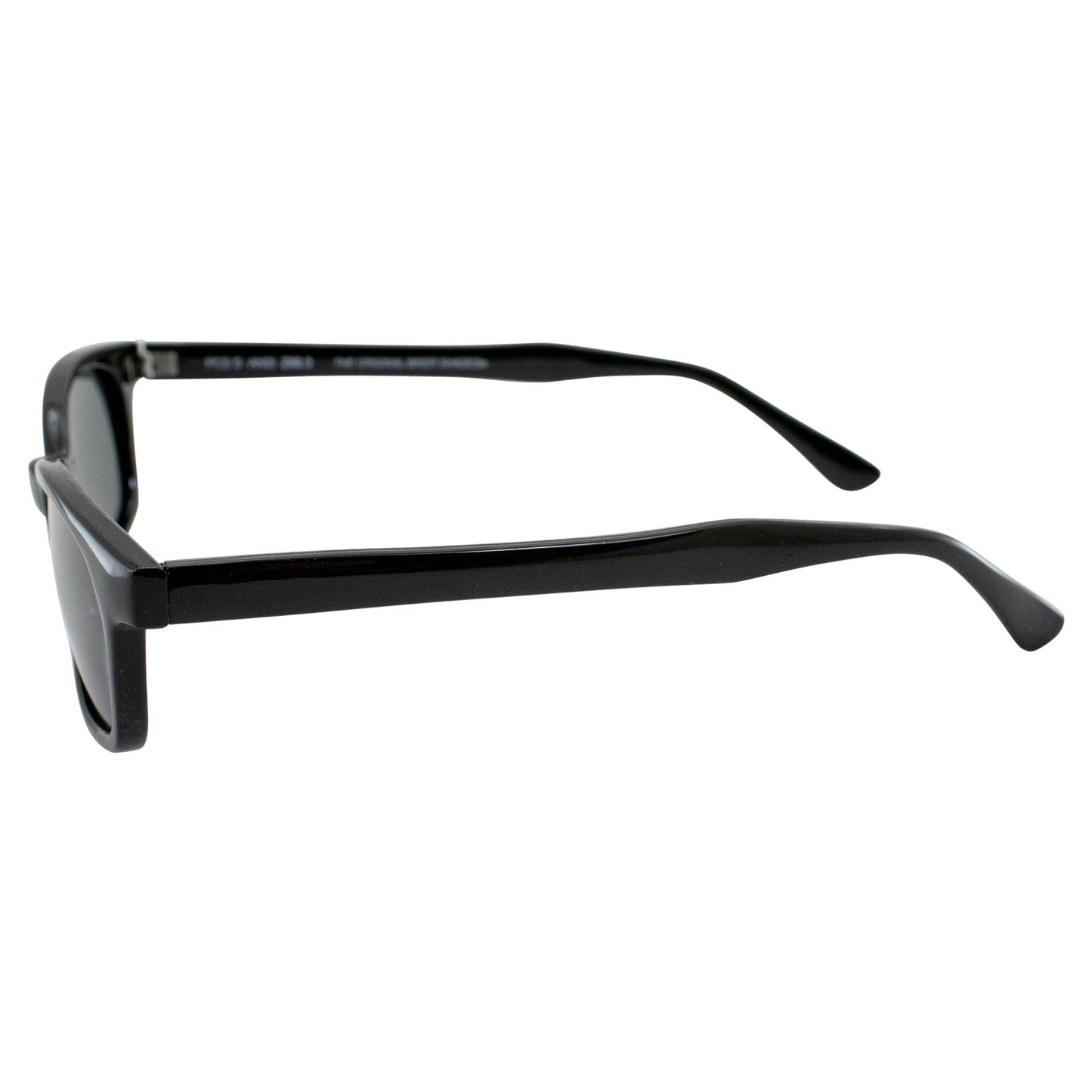 Original X-KD's 20% Larger Polarized Lenses Black Frame Biker Sunglasses