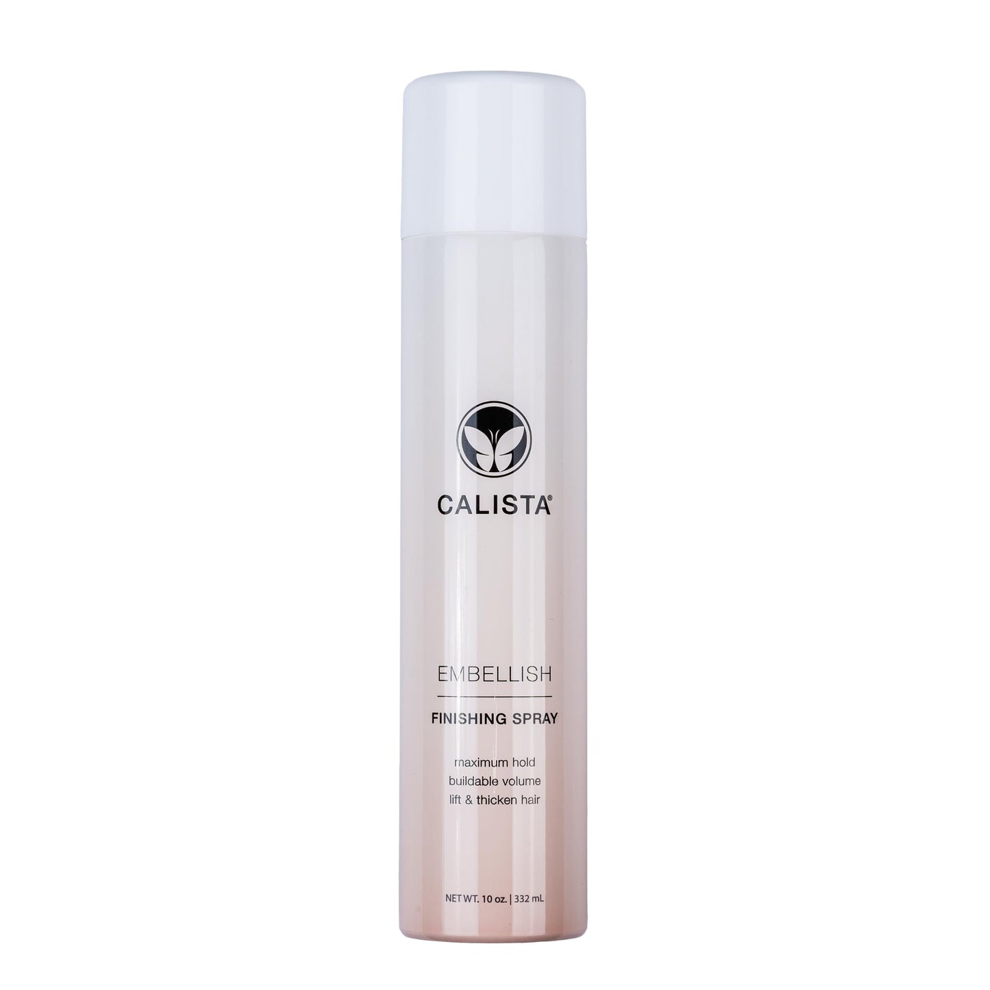 CALISTA Embellish Finishing Spray | Strong Hold Finishing & Styling Hairspray | Shiny & Soft Finish | Frizz Protection & Weather Control | All Hair
