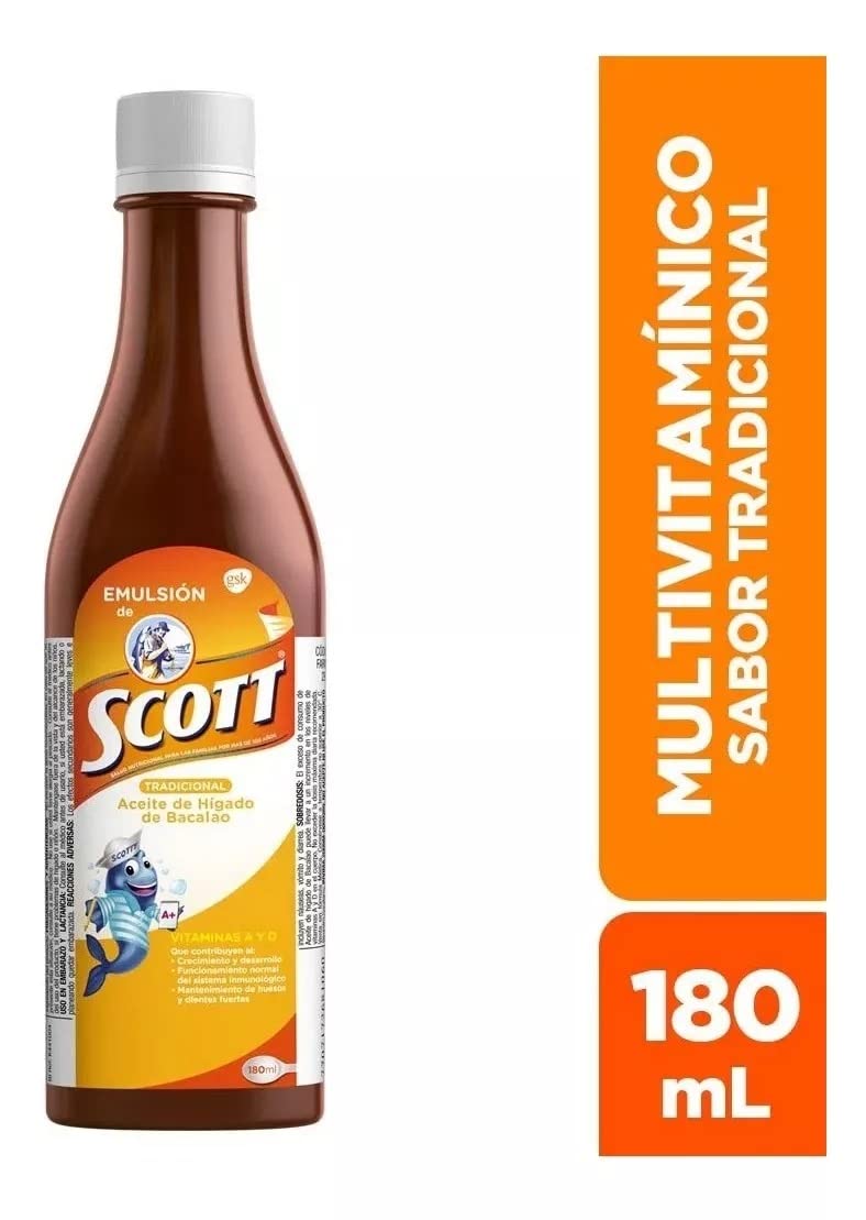 Emulsion Scott Tradicional, 180 ML