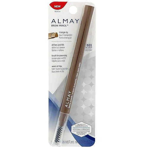 Almay Brow Defining Pencil, Dark Blonde 801, 0.0028-Ounce Packages (Pack of 2)