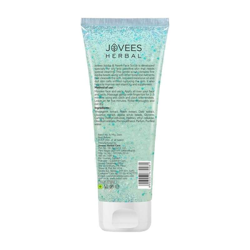 'Jovees Jojoba and Neem Face Scrub, 100ml