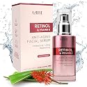 Azure Cosmetics Retinol Serum For Face - Dermatologist Tested, Anti Aging for Dark Spots & Skin Smoothing - Vitamin E for Replenishing & Skin Renewal