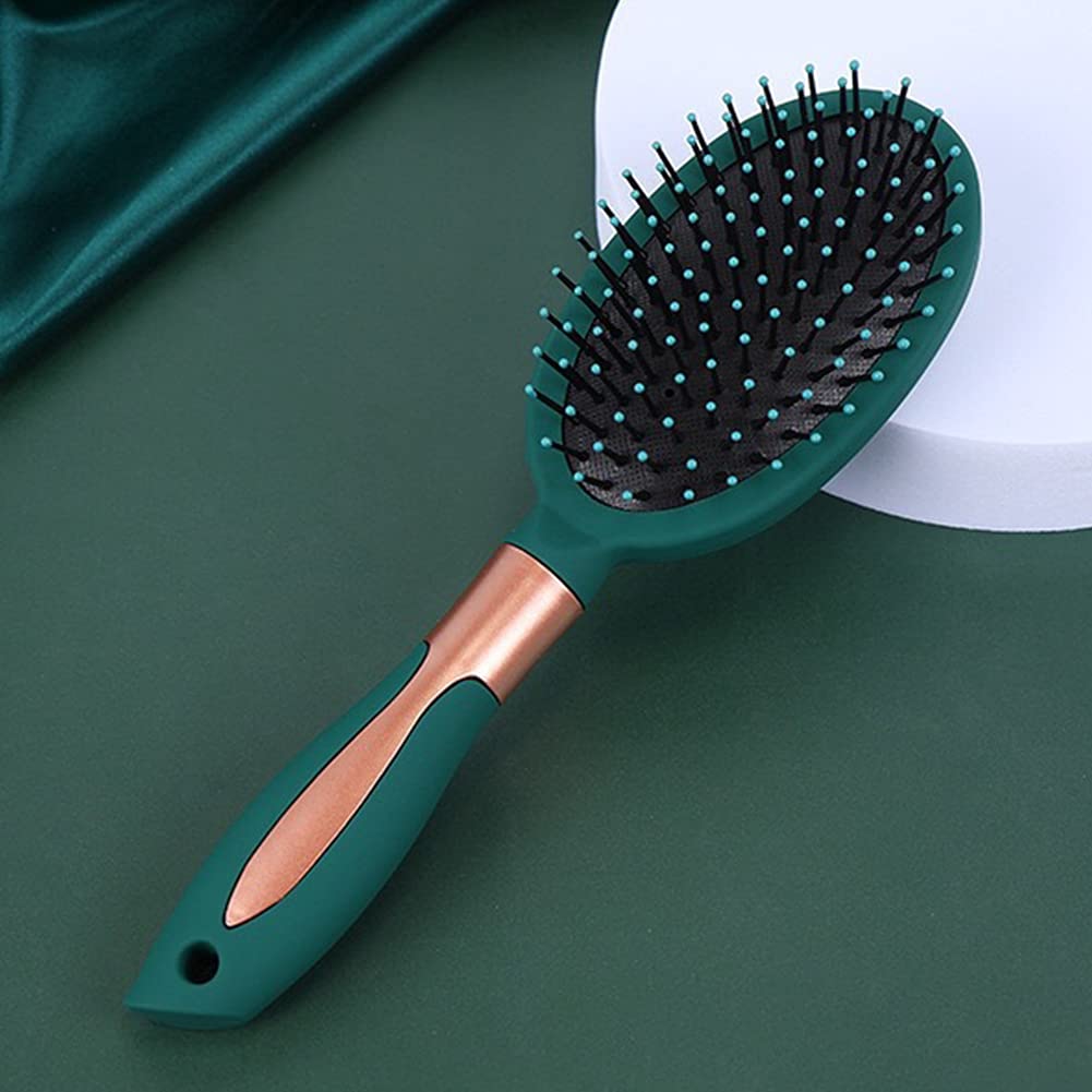 RN BEAUTY Detangling Brush Anti-Static Massage Hair Brushes Paddle Hairbrush With Cushion Base Nylon Bristle Pins Blow Drying Detangler Comb for Wet