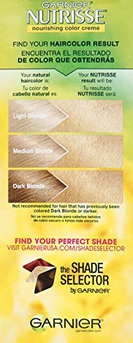 Garnier Nutrisse Nourishing Hair Color Creme, 93 Light Golden Blonde (Honey Butter), 3 Count (Packaging May Vary)
