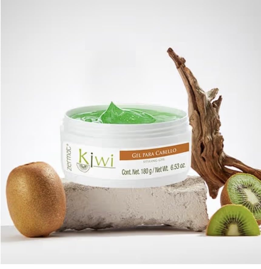 Zermat, Hair Gel, Kiwi, Styling Ge Controll, Shapes and Styles, 6.53 Oz.