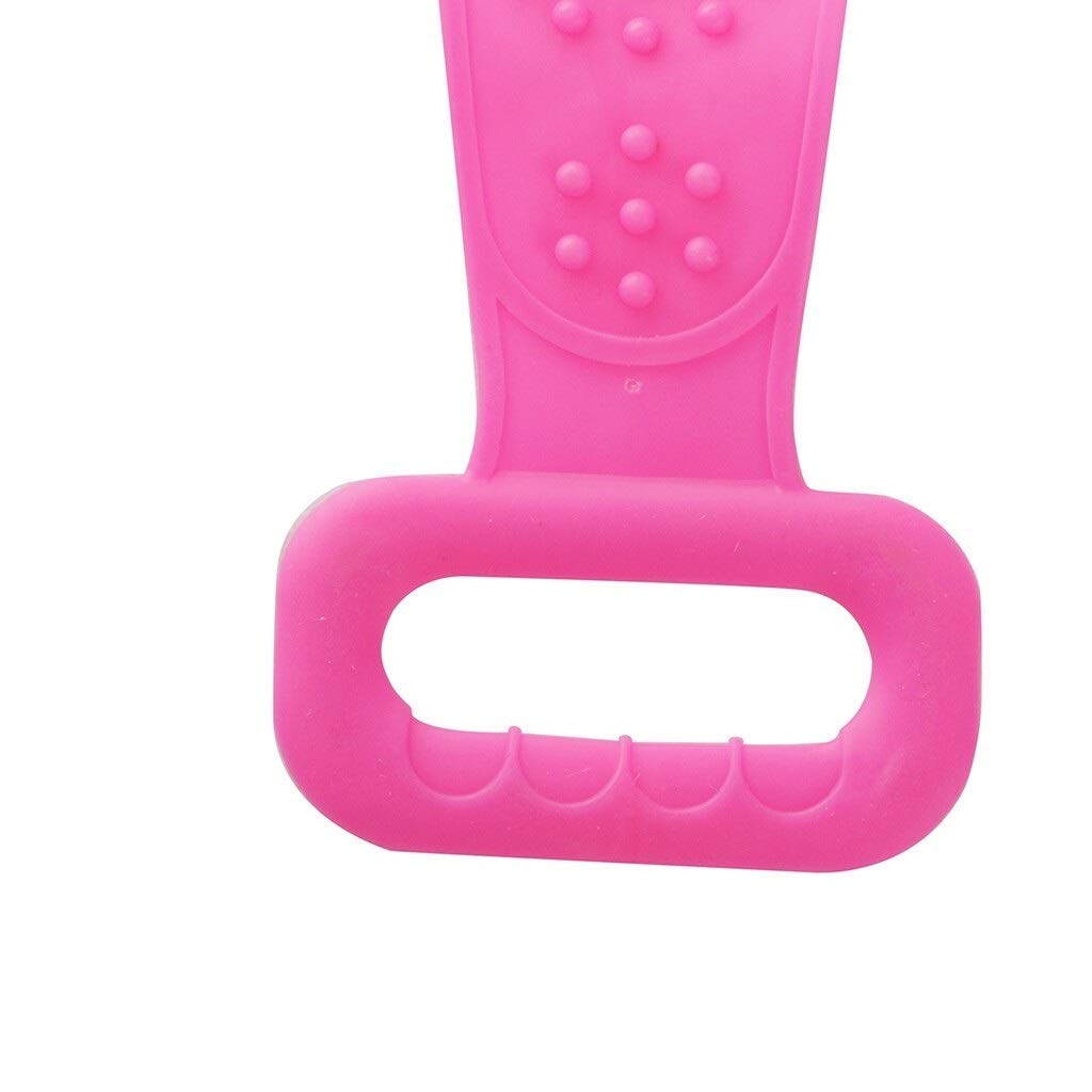 Exfoliating Body Towel Silicone Shower 70cm Bath Brush Wash with Body Wash Strap Body Strap Exfoliating Back Brush Salviett Beauty and Personal Care zxb-shop