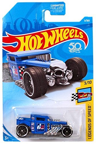 Hot Wheels LEGENDS of SPEED 3/10, BLUE BONE SHAKER 3/365