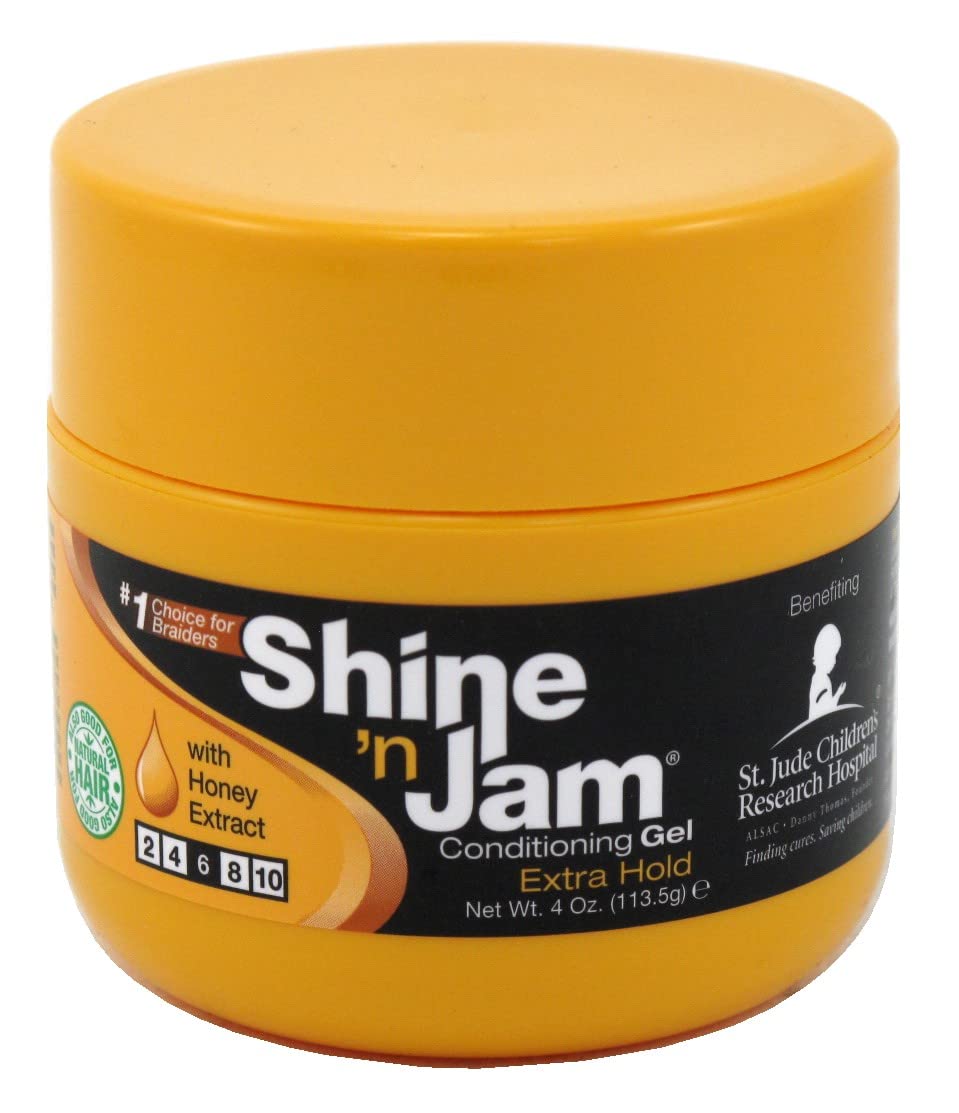 Ampro Shine 'n Jam Conditioning Gel, Extra Hold 4 oz (Pack of 6)