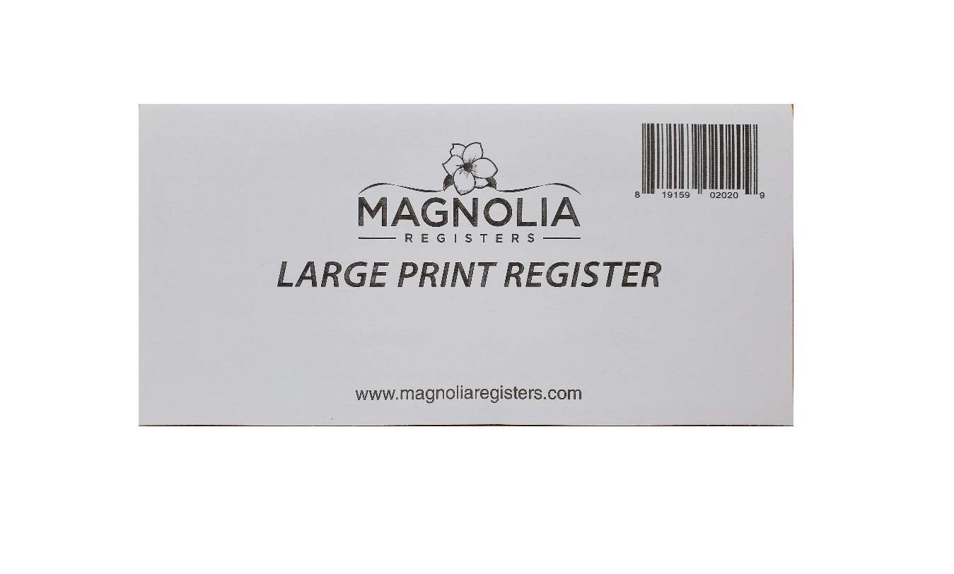 10 Pack Large Print Low Vision Checkbook Registers, 3" x 6", Check Registers for Personal Checkbooks