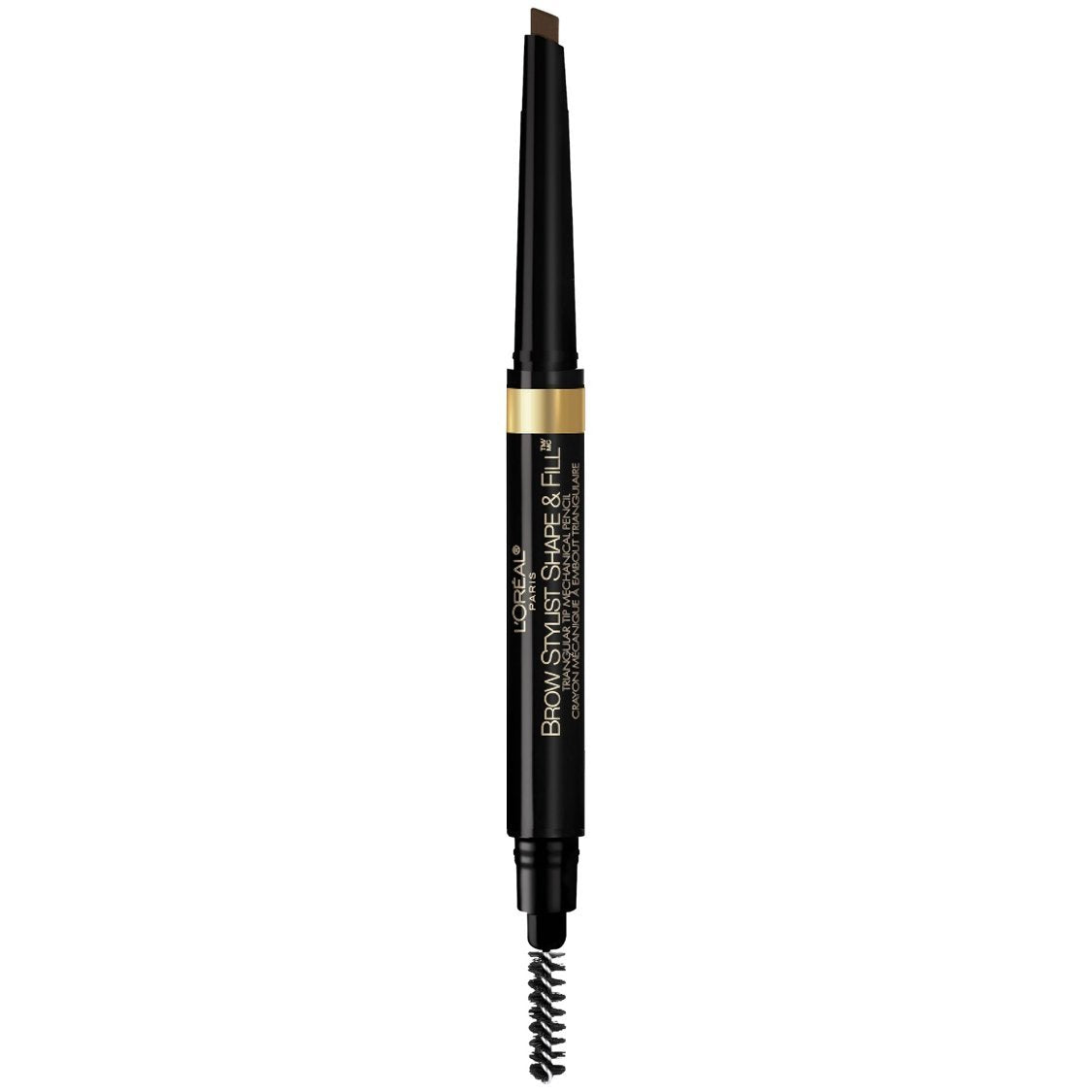 L'Oreal Paris Brow Stylist Shape & Fill Mechanical Eye Brow Makeup Pencil, Dark Brunette, 0.008 oz.