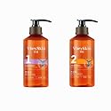 VheySkin Multiple Amino Acid Hair Shampoo and Body Wash Set, Silicone-Free Formula, Natural Fragrance, 300g Each, 2-Piece Bath Care Collection