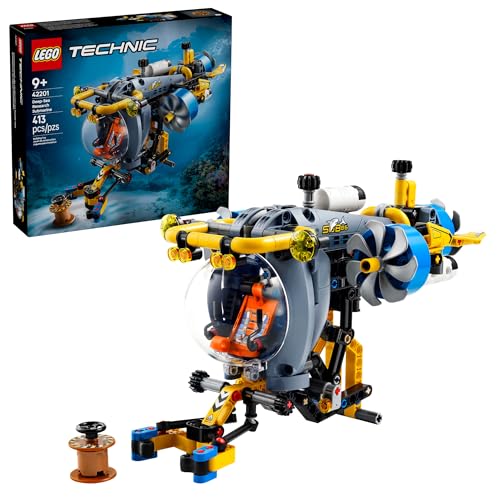 LEGO Technic Deep-Sea Research Submarine Toy - Building Toy for Kids, Boys and Girls, Ages 9+ - Creative and Unique Gift Idea for Birthdays - Movable…