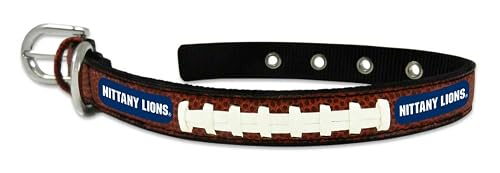 NCAA Penn State Nittany Lions Classic Leather Football Collar, Small