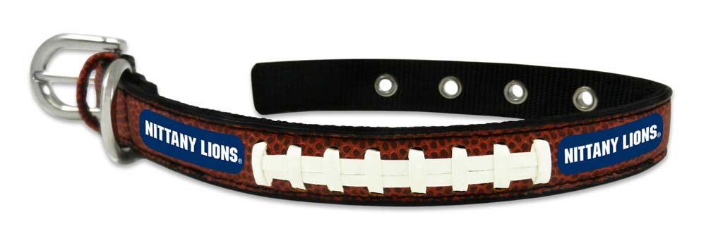 NCAA Penn State Nittany Lions Classic Leather Football Collar, Small