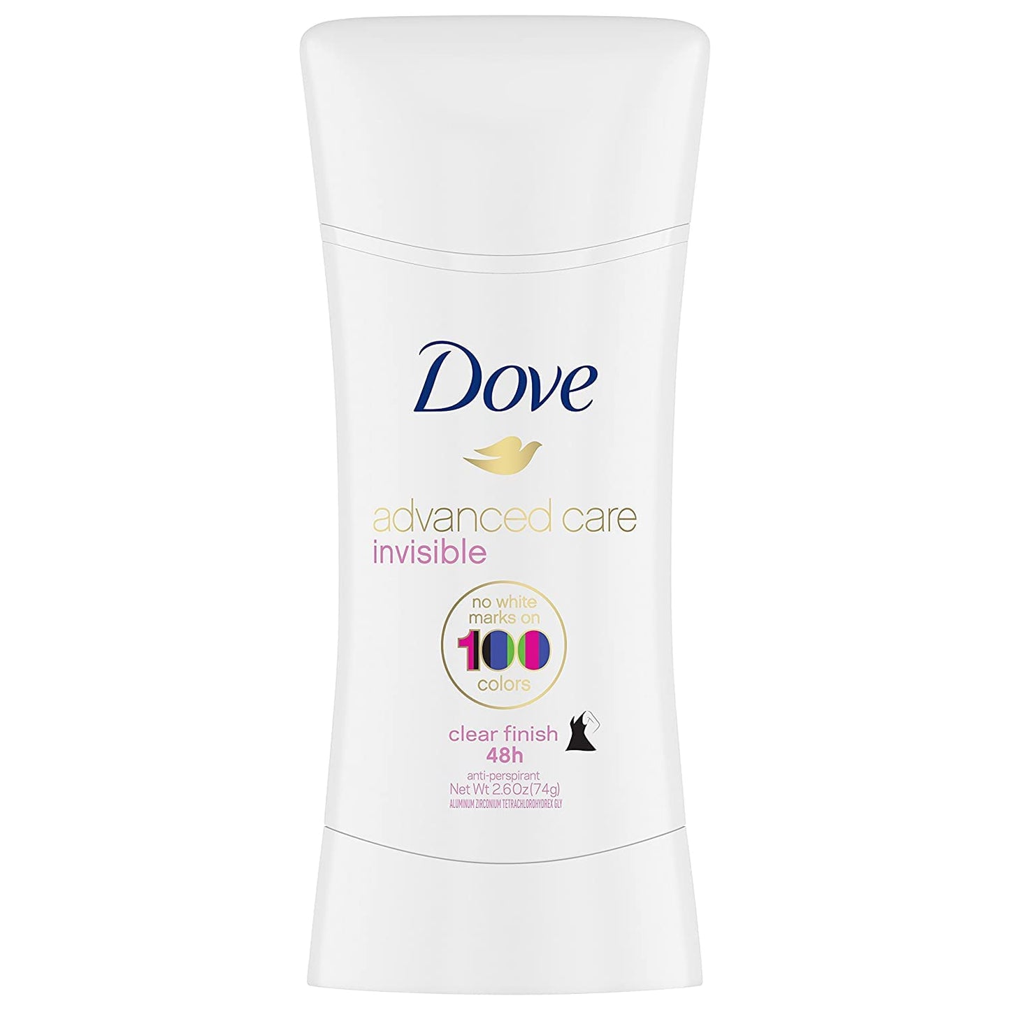 Dove Invisible Advanced Care Deodorant Solid Sticks Clear Finish 2.6 oz (Pack of 4) Beauty and Personal Care Dove