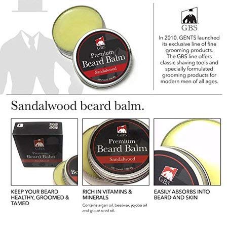 G.B.S Beard Care Razor kit, Beard Oil, Beard Brush, Sandalwood Beard Balm, Barber Scissors, Dressing Comb, MCT Mustache Comb and Razor Shavette Blades