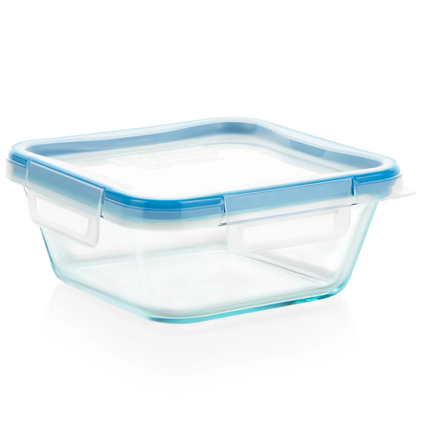 Snapware 4-Cup Total Solution Square Food Storage Container, Glass, Clear (1109304)