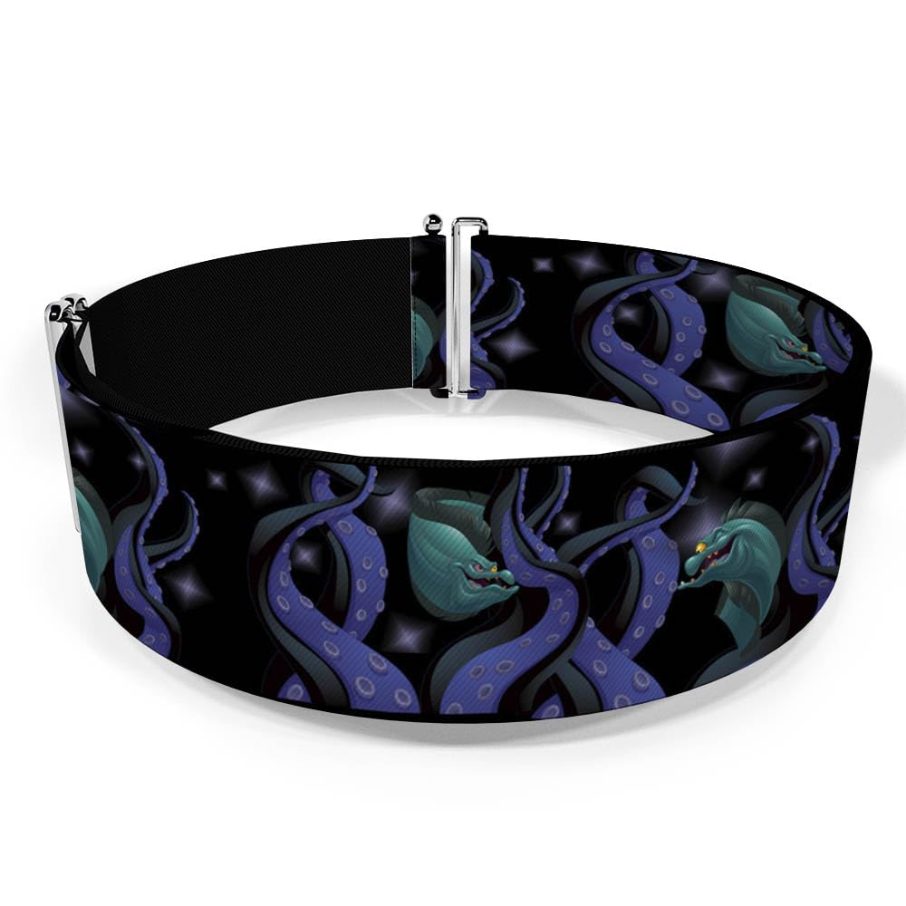Buckle-Down womens Cinch Flotsam Jetsam Ursula Tentacles 23 to 42 Inch Belt, Multicolor, Inch US