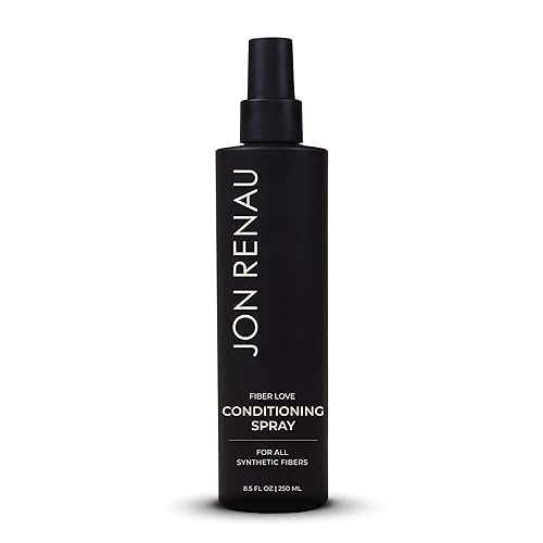 Jon Renau Fiber Love Synthetic Conditioning Spray, Leave In Conditioner for Wigs & Hair Extensions, Detangler Spray for Synthetic Hair, Paraben