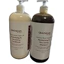 OLAZARAH Jamaican Black Castor Oil Shampoo and Conditioner Set - 33 Fl Oz Each - Revitalizing & Nourishing - Infused with Shea Butter, Peppermint