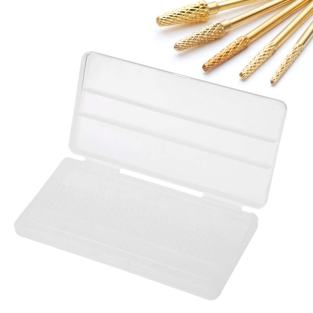 Nail Drill Bits Case, 30 Holes Nail Drill Bits Storage Box Manicure Drill Bits Container Holder Display Case Organizer, Empty Nail Grinding Organizer Beauty & Personal Care YUYTE