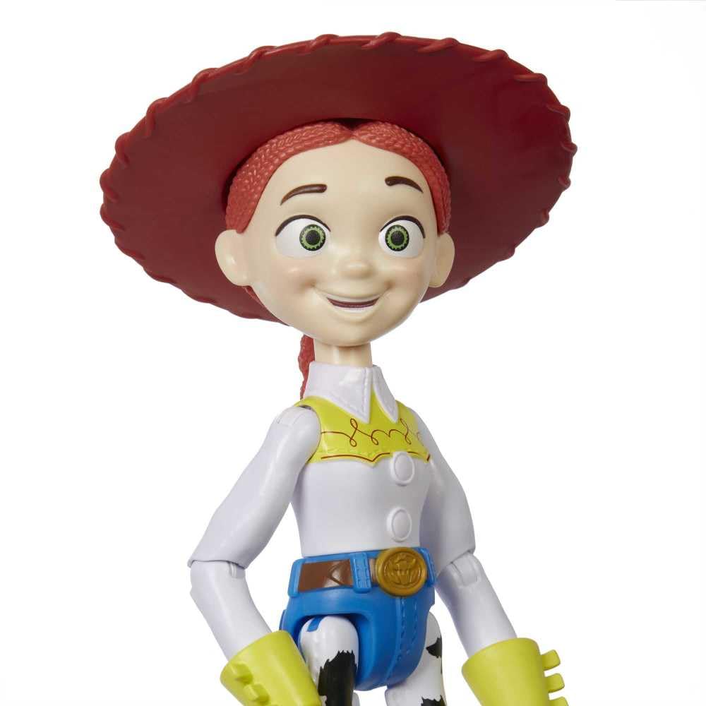 Mattel Disney and Pixar Toy Story Large Action Figure, Posable Jessie Collectible in Signature Cowgirl Look with Removable Hat, 12-inch Scale