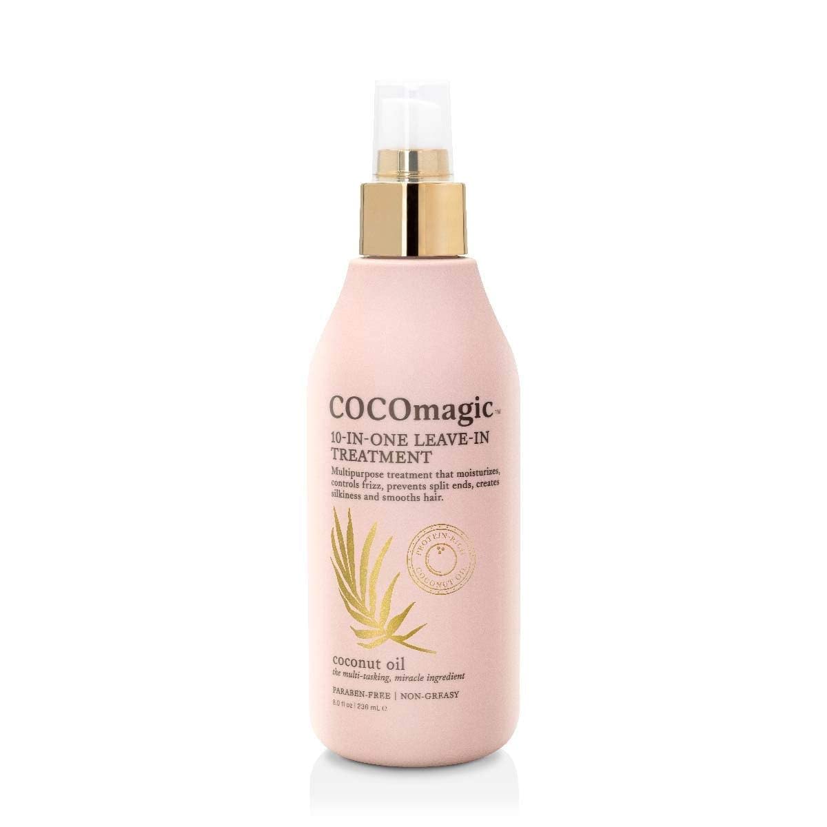 Cocomagic 10-in-1 Leave-in Hair Treatment with Coconut Oil | Hydrate, Detangle, Prevent Frizz | Smooths, Creates Silkiness | Gentle for All Hair