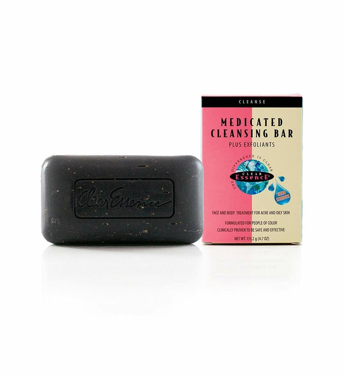 Clear Essence Medicated Cleansing Bar+Exfoliants 4.7oz by Clear Essence