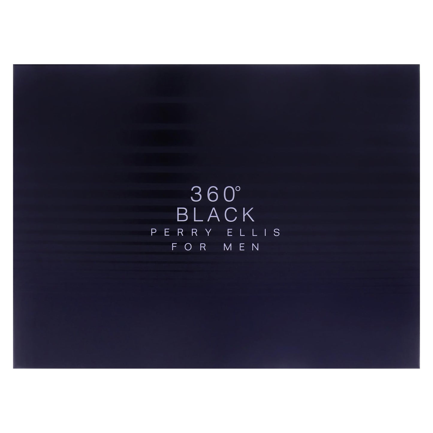 360 Black by Perry Ellis for Men - 4 Pc Gift Set 3.4oz EDT Spray, 0.25oz EDT Spray (Mini), 3oz Aftershave Balm, 3oz Shower Gel