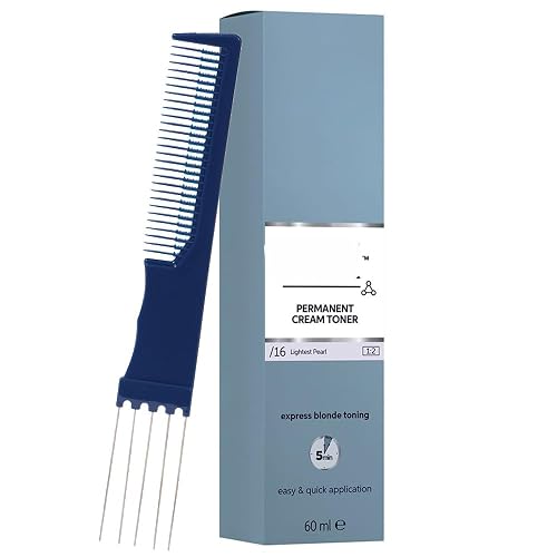 BlondorPlex Crystal Vanilla /36 Cream Toner 2 Ounce with Dual Comb