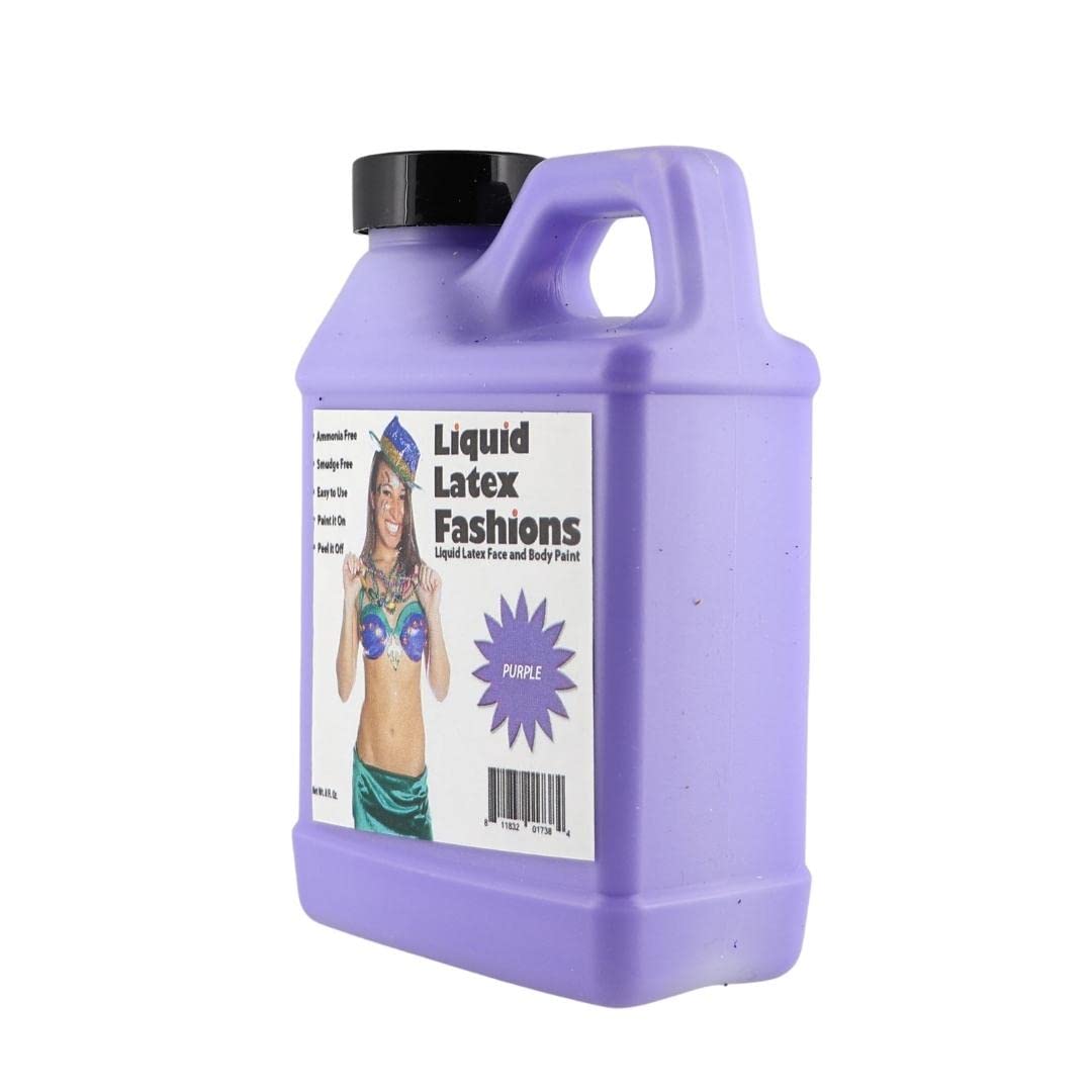 Ammonia Free Liquid Latex Body Paint 8oz Purple