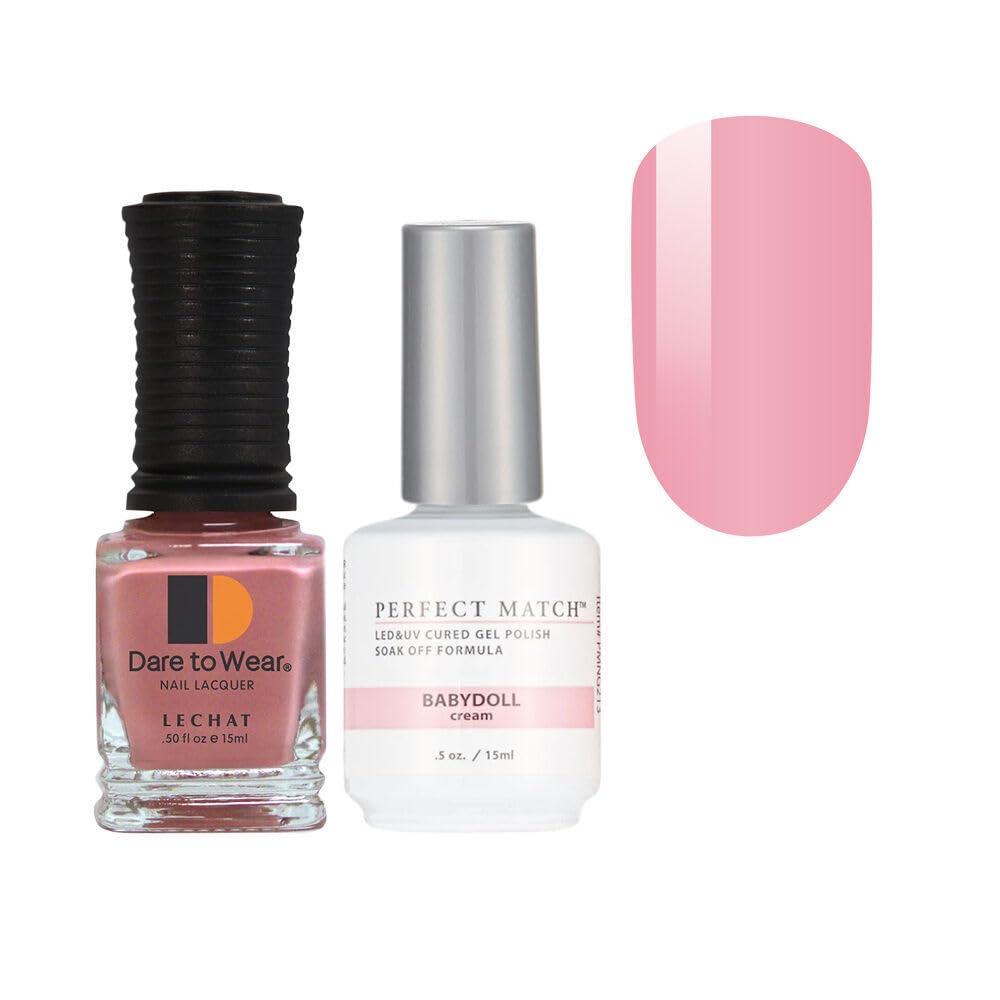 LECHAT Perfect Match Gel Polish, Baby Doll, 0.5 fluid_ounces (PMS213) Beauty & Personal Care LECHAT