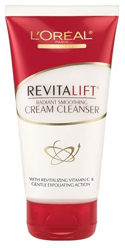 L'Oreal Dermo-Expertise RevitaLift Radiant Smoothing Cream Cleanser 5 oz (Pack of 2)