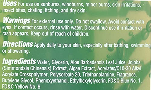 SEA & SKI After Sun Coolest Aloe Gel - Naturally Deep Moisturizing