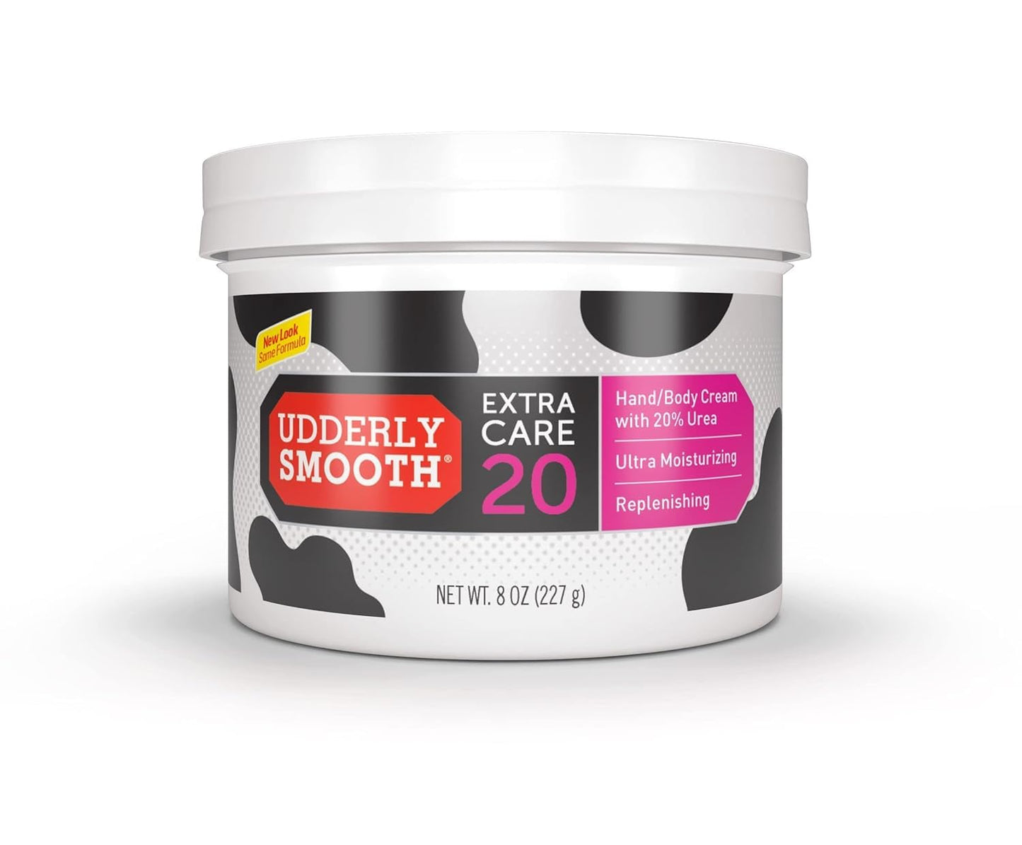 Udderly Smooth Extra Care Hand/Body Cream with 20% Urea, Replenishing, Fragrance Free, 8 OZ - 5 Pack