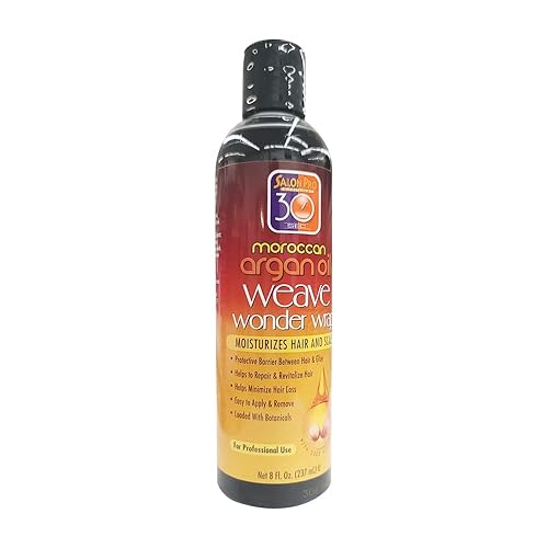 Salon Pro 30 Sec Moroccan Argan Oil Weave Wonder Wrap Dark