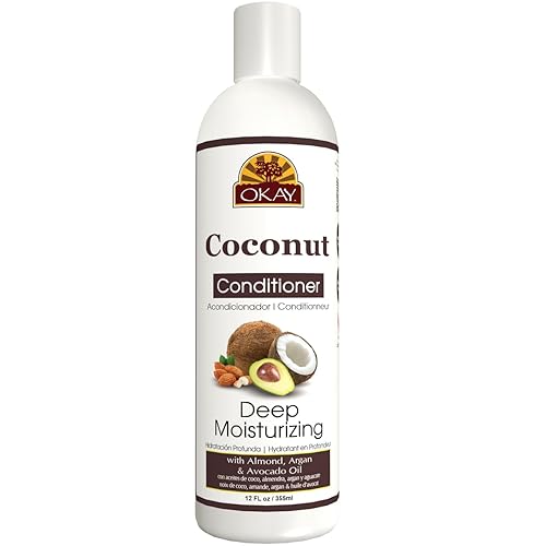 OKAY Coconut Deep Moisturizing Conditioner, 12 Fl Oz