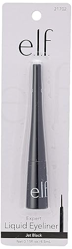 e.l.f. Expert Liquid Liner, Jet Black, 0.15 Fluid Ounce