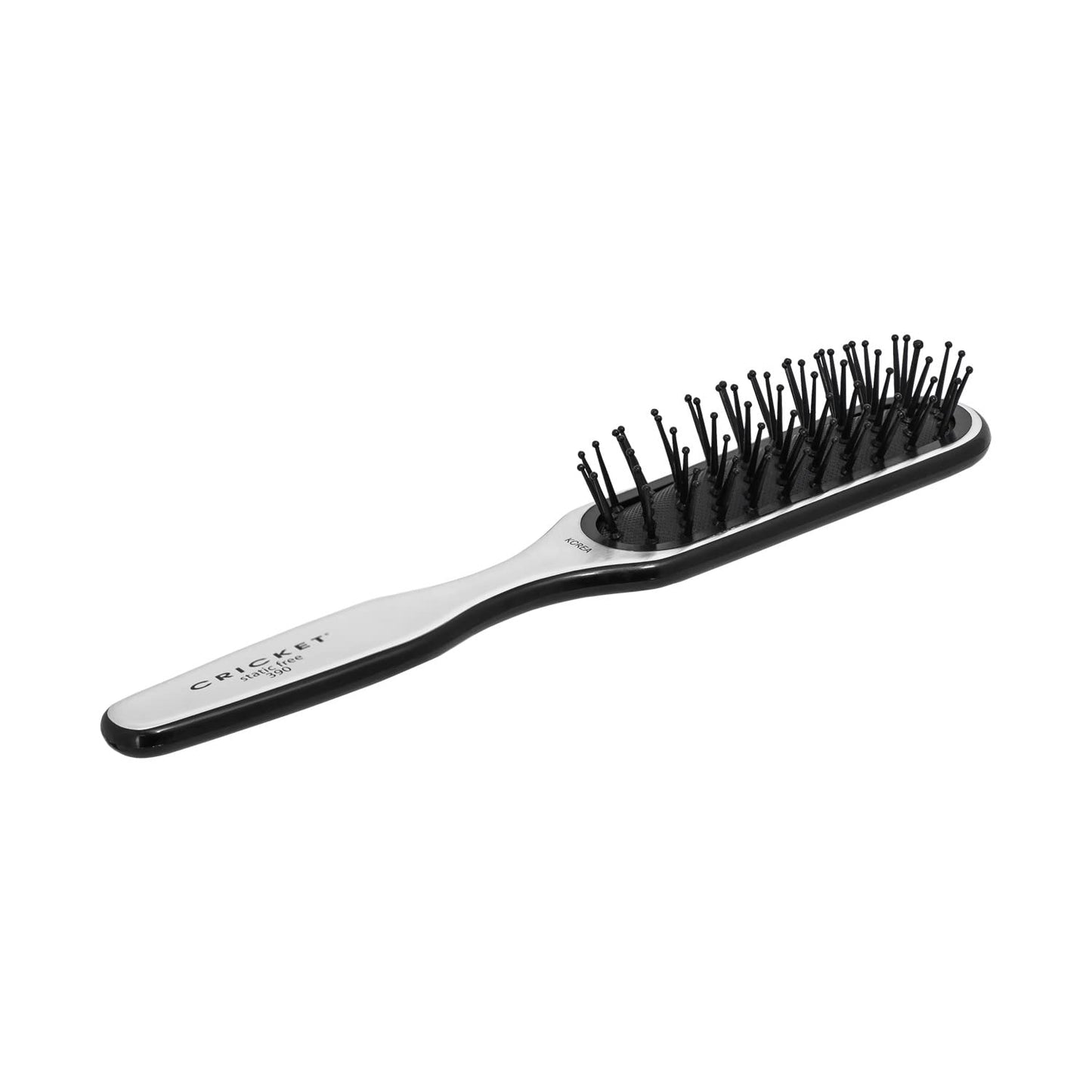 Cricket Visage 390 Sculpting Hair Brush - Anti-Static Nylon Bristles, Ultra-Soft Cushion Pad, Aluminum Finished Handle, Ideal for Styling